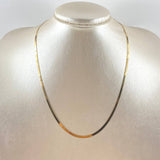 Cadena Espejo 4.4gr / 45cm / 2mm Oro Amarillo +3 18K
