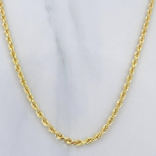 Rope Chain 3.1 g / 17 3/4 in / 2.6 mm Yellow Gold 18K