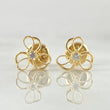 Topos Flor Tres Pétalos 0.7gr / Oro Amarillo 18K