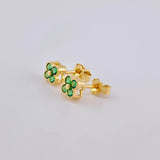 Topos Trebol 1.25g / in / 5mm Oro Amarillo 18K