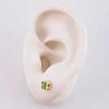 Topos Trebol 1.25g / in / 5mm Oro Amarillo 18K