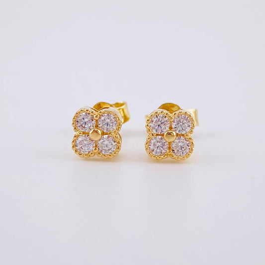 Topos Trebol 1.3g / in / 5mm Oro Amarillo 18K