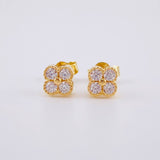 Topos Trebol 1.3g / in / 5mm Oro Amarillo 18K