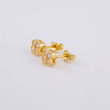 Topos Trebol 1.3g / in / 5mm Oro Amarillo 18K