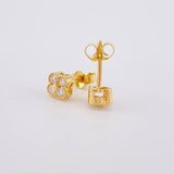Topos Trebol 1.3g / in / 5mm Oro Amarillo 18K