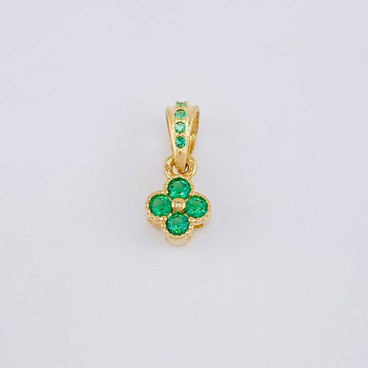 Dije Trebol 0.65g / 1/2 in Oro Amarillo 18K