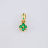 Dije Trebol 0.65g / 1/2 in Oro Amarillo 18K