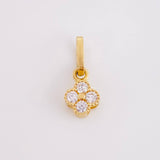 Dije Trebol 0.5g / 1/2 in Oro Amarillo 18K