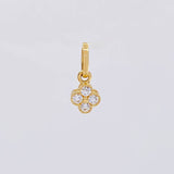 Dije Trebol 0.5g / 1/2 in Oro Amarillo 18K