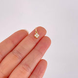 Dije Trebol 0.5g / 1/2 in Oro Amarillo 18K