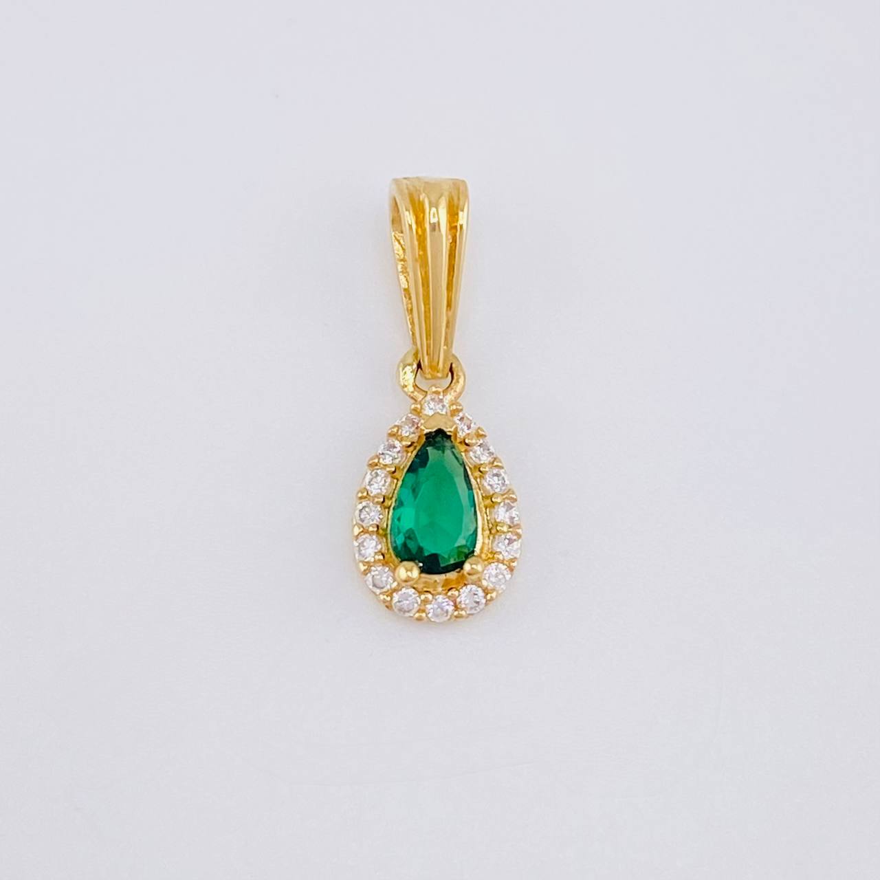 Pendant Dense Drop 0.65g / 1/2 in 18K Yellow Gold