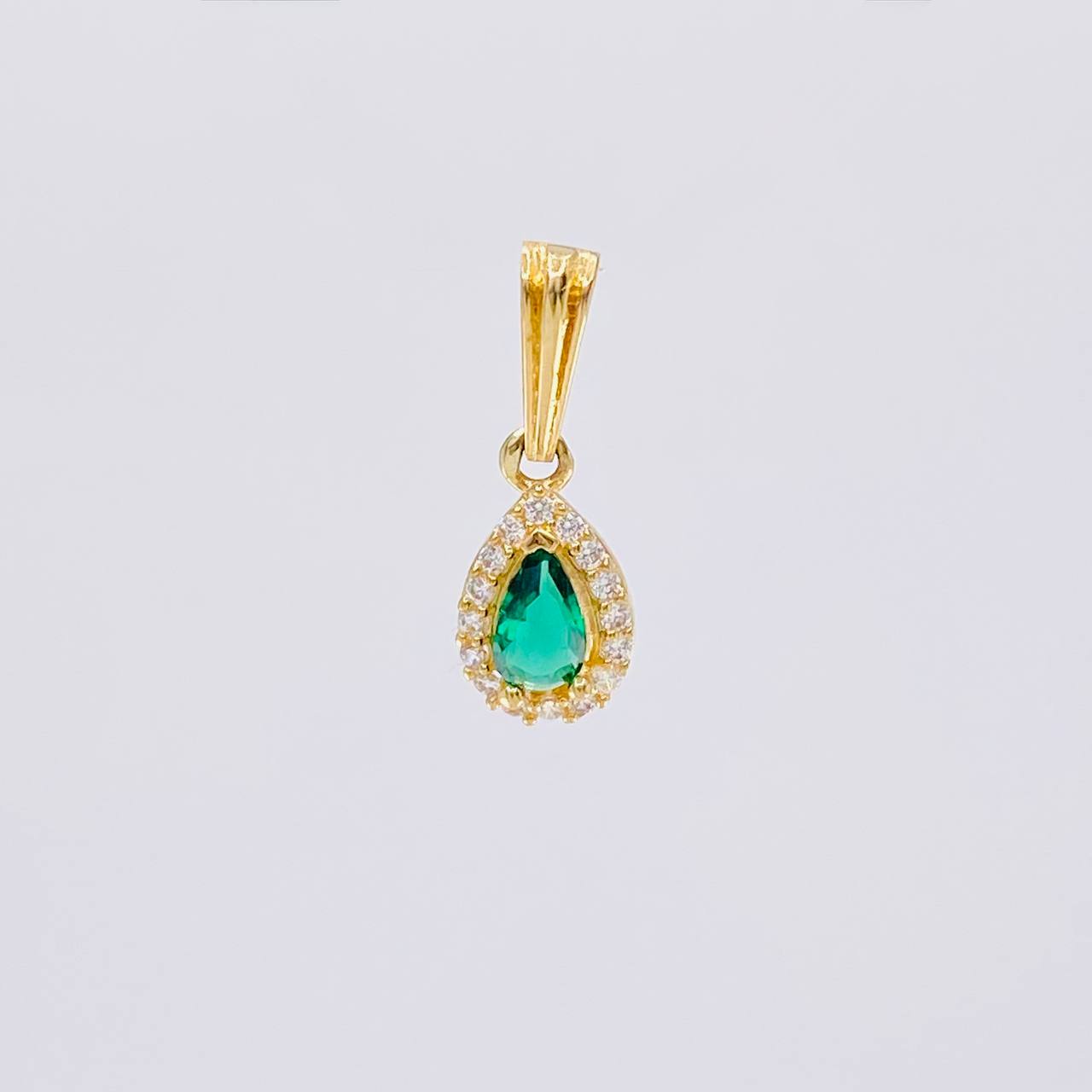 Pendant Dense Drop 0.65g / 1/2 in 18K Yellow Gold