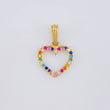 Dije Silueta Corazón 0.85g / 3/4 in Oro Amarillo 18K