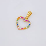 Dije Silueta Corazón 0.85g / 3/4 in Oro Amarillo 18K