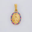 Pendant Virgin of Guadalupe 1.95g / 3/4 in Yellow Gold 18K