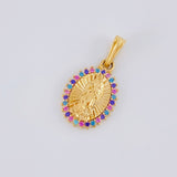 Pendant Virgin of Guadalupe 1.95g / 3/4 in Yellow Gold 18K