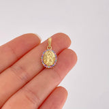 Pendant Virgin of Guadalupe 1.95g / 3/4 in Yellow Gold 18K