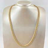 Cuban Links 43.45gr / 23 1/2 in / 8mm Yellow Gold Nac.Esp. 18K ©