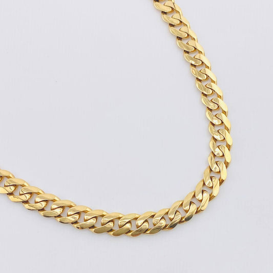 Cadena Cubana 36.2gr / 23 1/2 in / 8mm Oro Amarillo Nac.Esp. 18K *