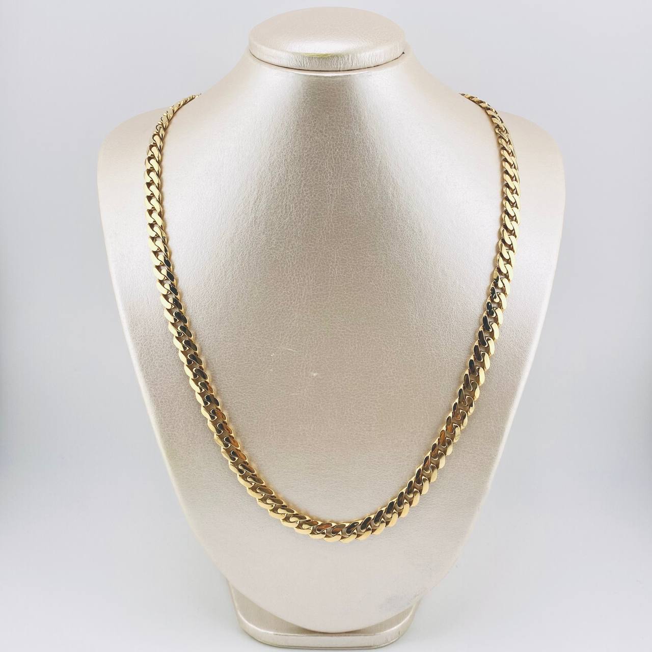 Cadena Cubana 36.2gr / 23 1/2 in / 8mm Oro Amarillo Nac.Esp. 18K *