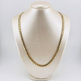 Cadena Cubana 36.2gr / 23 1/2 in / 8mm Oro Amarillo Nac.Esp. 18K *