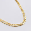 Cadena Figaro Cinco Aros 31.25gr / 23 1/2 in / 7mm Oro Amarillo Nac.Esp. 18K *