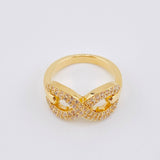 Anillo Infinito 8.15gr / T7 1/2 / Oro Amarillo 18K ©
