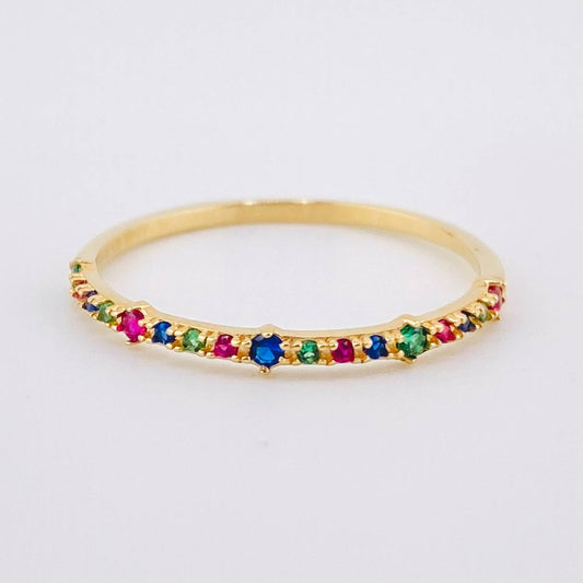 Anillo Churumbela 1.05gr / T7 3/4 / Oro Amarillo 18K ©