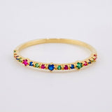 Anillo Churumbela 1.05gr / T7 3/4 / Oro Amarillo 18K ©
