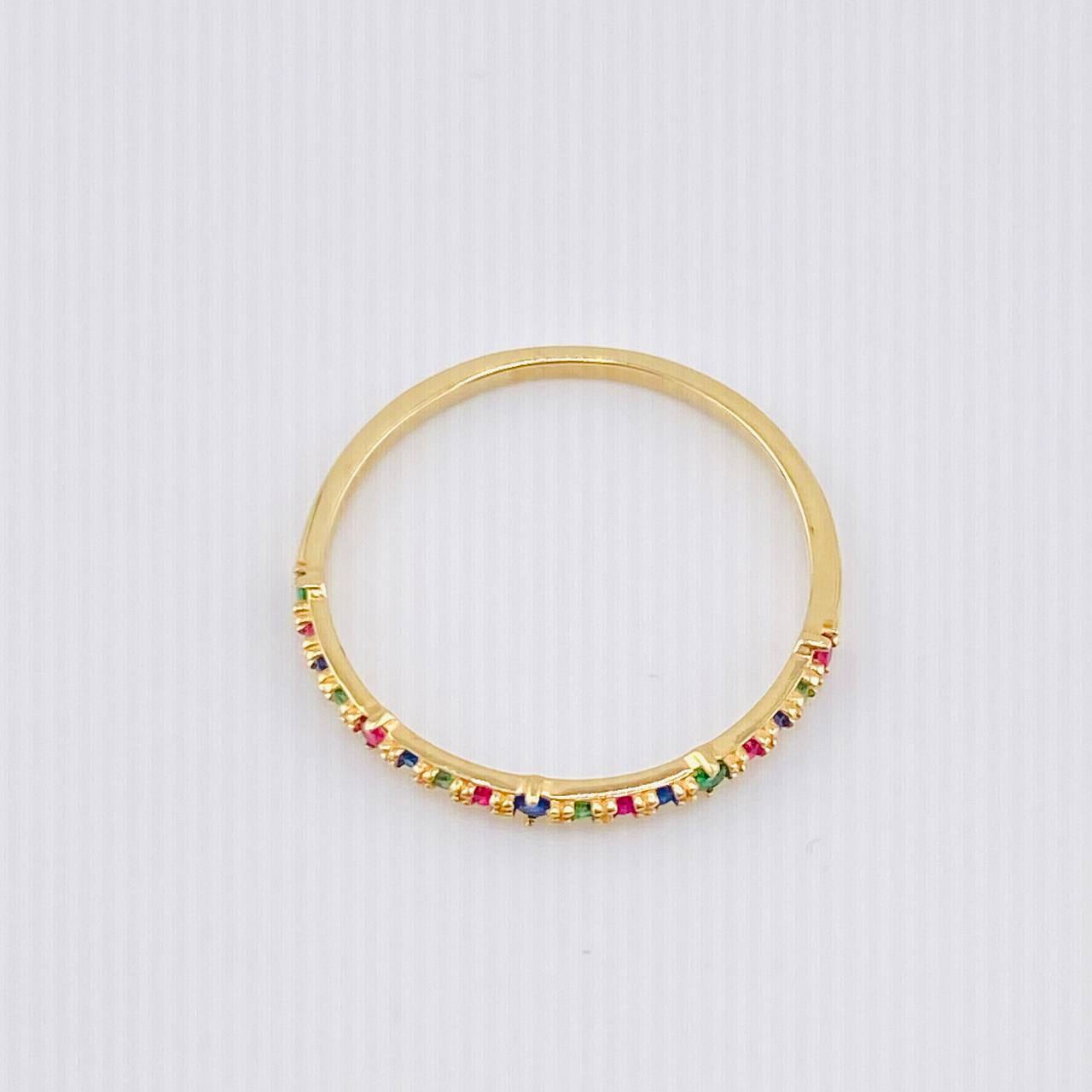 Anillo Churumbela 1.05gr / T7 3/4 / Oro Amarillo 18K ©