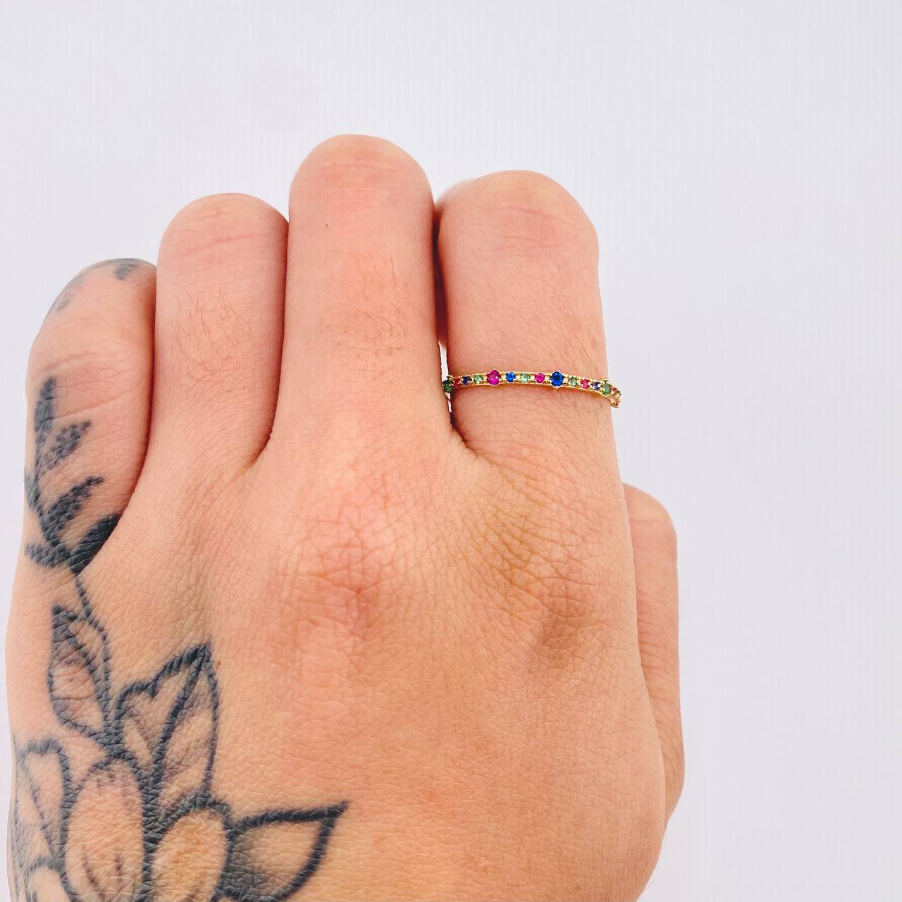Anillo Churumbela 1.05gr / T7 3/4 / Oro Amarillo 18K ©