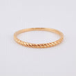 Anillo Entorchado 1gr / T7 1/4 / Oro Rosa 18K ©