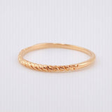 Anillo Entorchado 1gr / T7 1/4 / Oro Rosa 18K ©