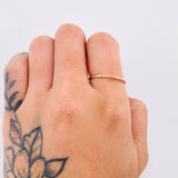 Anillo Entorchado 1gr / T7 1/4 / Oro Rosa 18K ©