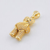 Dije Oso Articulado 8.9gr / 1 1/2 in / Oro Amarillo 18K *