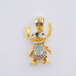 Monster 626 Pendant 5.4gr / 1 1/4 in / Two-Tone Yellow White Gold 18K