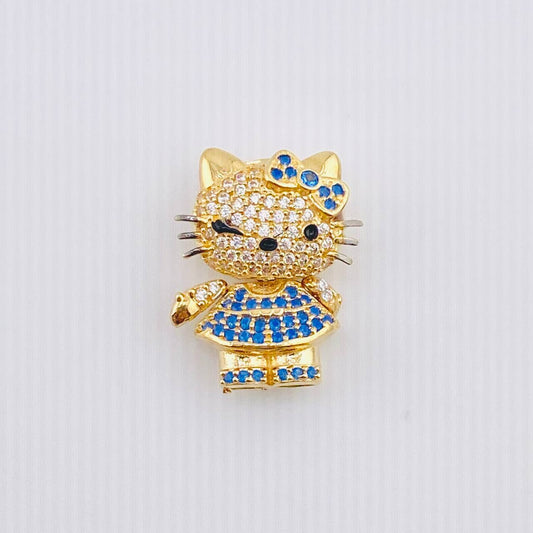 Dije Gata 4.95gr / 3/4 in / Oro Amarillo 18K *