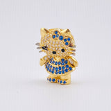 Dije Gata 4.95gr / 3/4 in / Oro Amarillo 18K *
