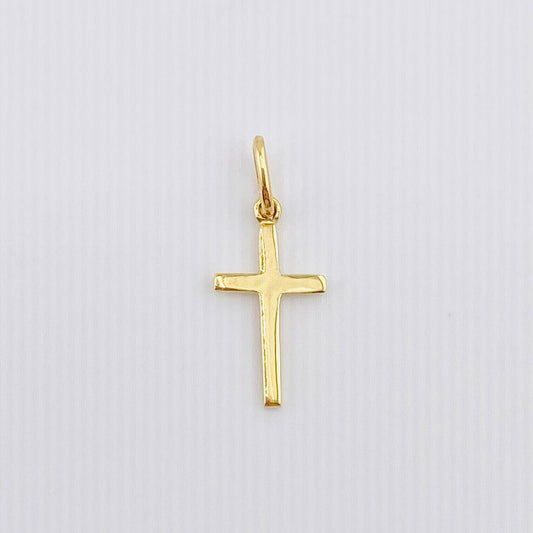Dije Cruz 0.75gr / 1 in / Oro Amarillo 18K *