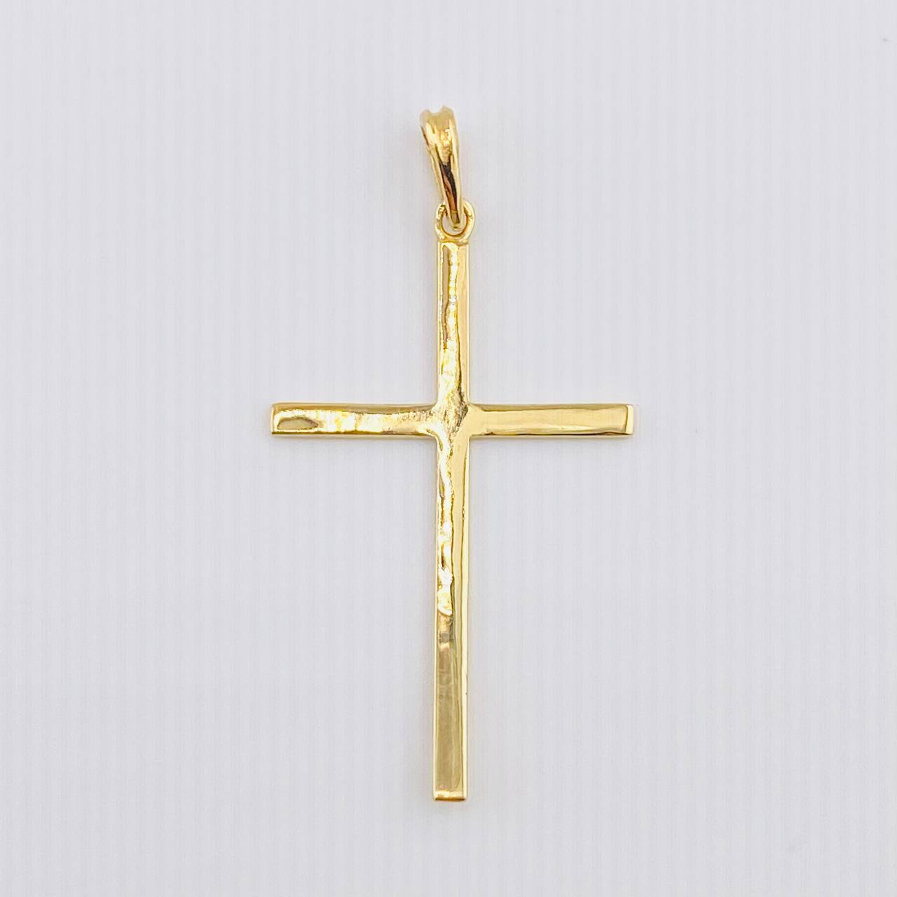 Dije Cruz 1.65gr / 1 3/4 in / Oro Amarillo 18K ©