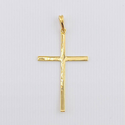 Dije Cruz 1.8gr / 1 3/4 in / Oro Amarillo 18K *