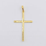 Pendant Cross 1.8gr / 1 3/4 in / Yellow Gold 18K *