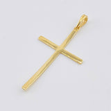 Pendant Cross 1.8gr / 1 3/4 in / Yellow Gold 18K *