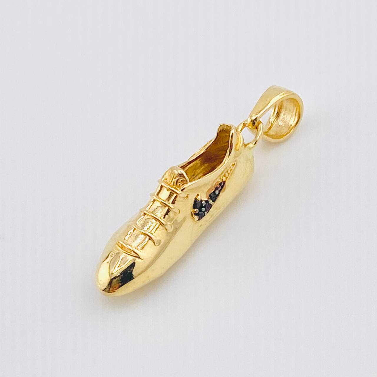 Dije Zapato Guayo 4.3gr / 1 1/4 in / Oro Amarillo 18K *