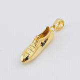 Dije Zapato Guayo 4.3gr / 1 1/4 in / Oro Amarillo 18K *