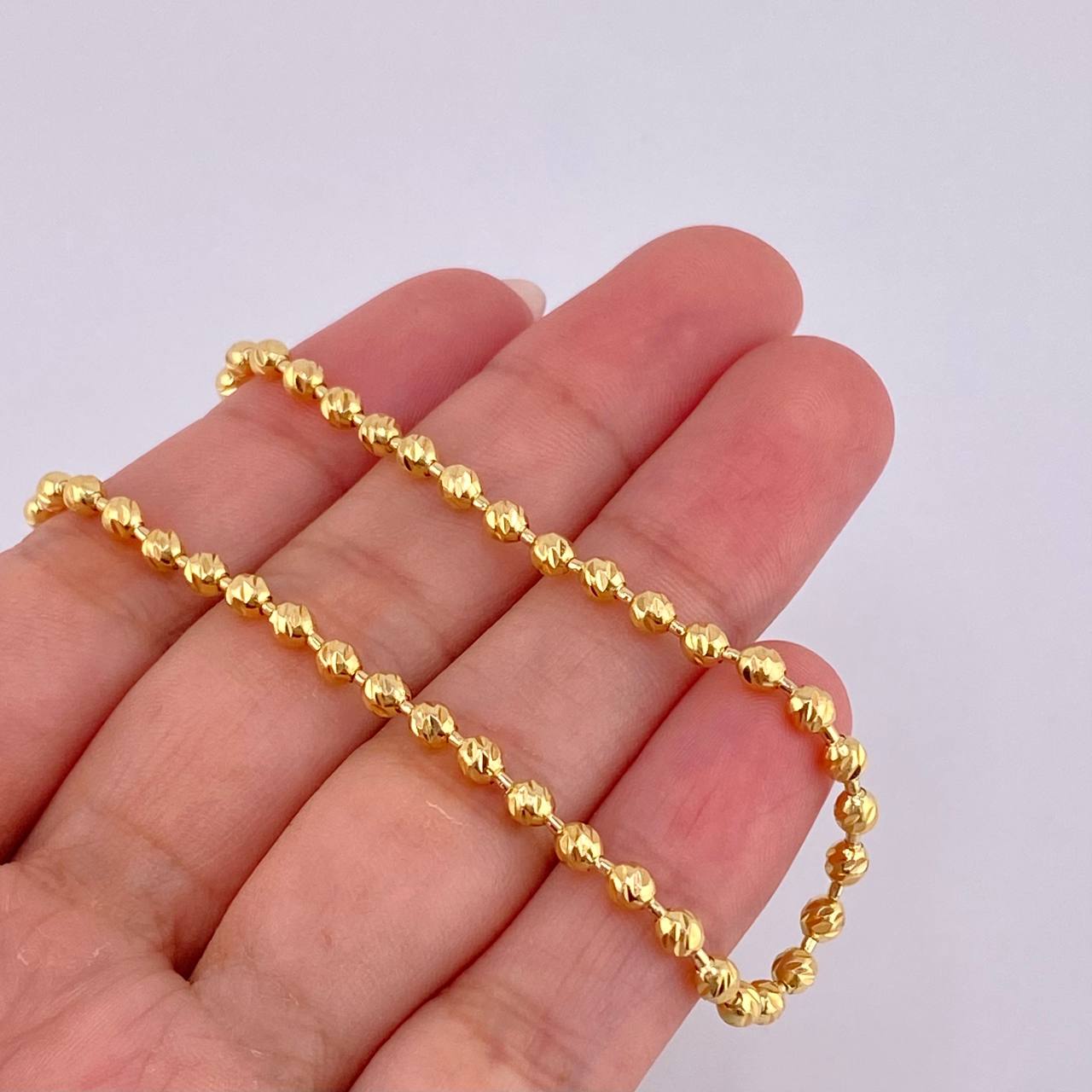 Bracelet Military 6.7 g / 8 3/4 in / 3.15 mm Yellow Gold 18K