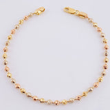 Military Bracelet 6.1 g / 8 in / 3.05 mm Three Golds 18K
