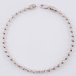 Military Bracelet 6.15 g / 7 3/4 in / 3 mm 18K White Gold