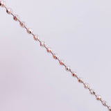 Military Bracelet 6.15 g / 7 3/4 in / 3 mm 18K White Gold