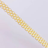 Pulso Chino 9.3 g / 7 3/4 in / 7.6 mm Oro Amarillo 18K